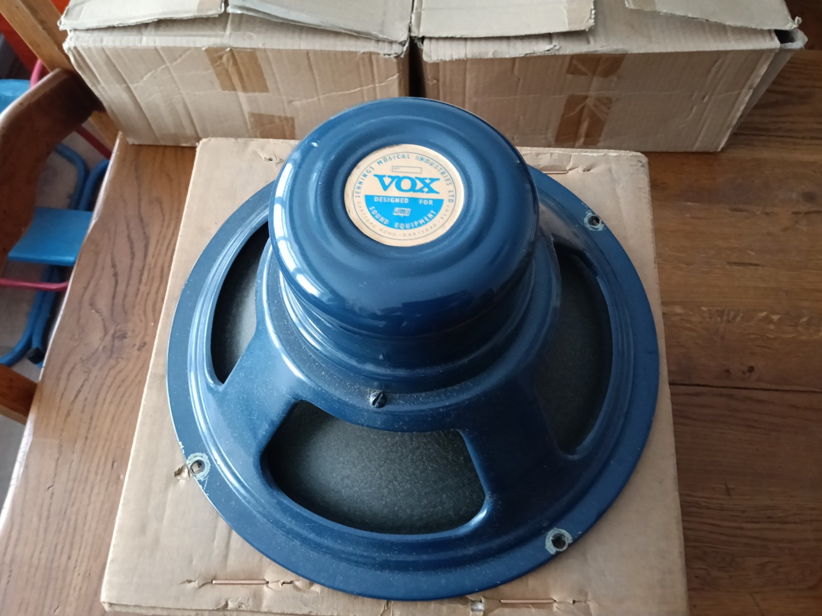 Vintage 1963 Vox Celestion 12" T727 Alnico Blue Speaker 16 / 5 / 63 - Ex. Condition