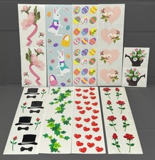 Mrs Grossmans Stickers Spring Season Floral Hearts Easter 1984-1996