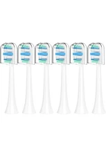 6 Electric Toothbrush Heads for Philips Sonicare Replacement Heads C1,C2,4100