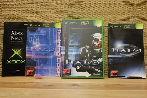 Halo Complete Set! Japan Xbox XB Very Good Condition!