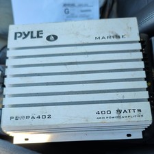 PLMRA410BT Marine Yacht Waterproof Bluetooth Amplifier 400 Watt 4-Channel Amp