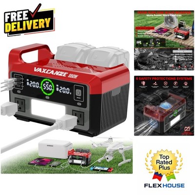 Reliable 550W Power Inverter for Milwaukee Batteries - Ideal for Camping Gear