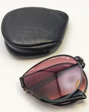 Authentic Porsche Design 5622 Folding Sunglasses Black Frame Vintage Carrera