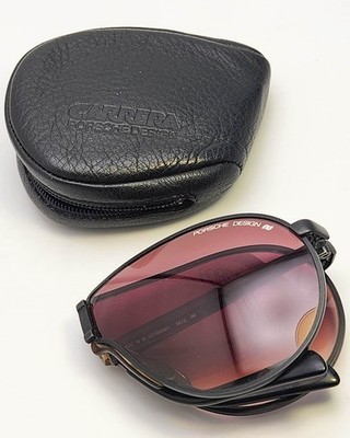 Authentic Porsche Design 5622 Folding Sunglasses Black Frame