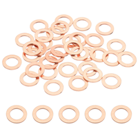 35 StüCk Unterlegscheiben M8, M8X13X1Mm Kupferdichtringe Kupfer Flach Dichtungsr