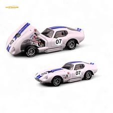 Fine Works64 Shelby Daytona - White with Blue Stripes 1:64