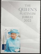Australia 2022 - $3.50 Queen Elizabeth II Platinum Jubilee SA Booklet & Logo MNH