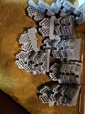32 Pack Terminal Block Screw Down End Bracket Spacer Gray *NEW and USED 