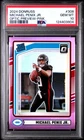2024 PANINI DONRUSS OPTIC PREVIEW-PINK #308 MICHAEL PENIX JR. ROOKIE RC PSA 10