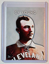 CY Young Limited Edition Artist Signed "Cleveland Spiders" Trading Card 1/10
