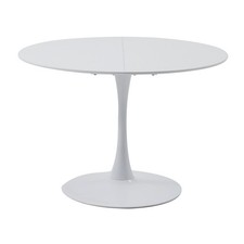 Esszimmertisch Küchentisch Speisetisch Tisch Rund Sofatisch Ø110cm Weiß