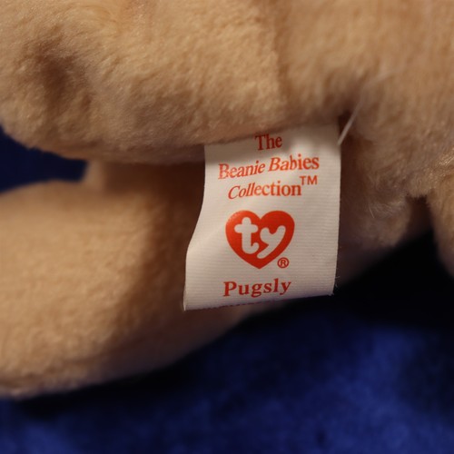 Ty Beanie Pugsly - DOB: 5-2-96 - P.V.C. Pellets - 4th Generation (x450) - Picture 7 of 8