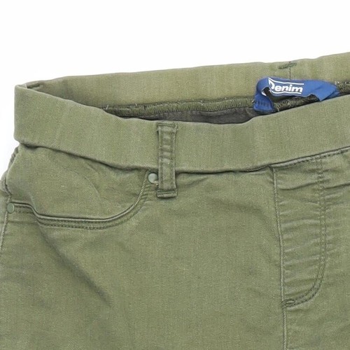 BHS Womens Green 100% Cotton Jegging Jeans Size 10 Regular - Picture 3 of 12
