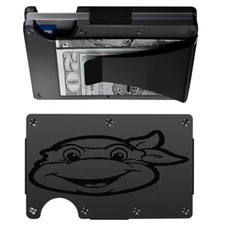 Custom MUTANT NINJA TURTLE Laser Engraved Wallet -Pick A Wallet Color