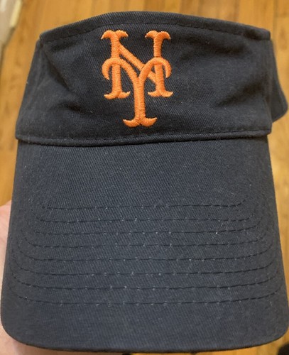New York NY Mets Adjustable Black Visor 