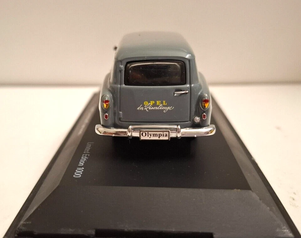 WHITEBOX 1:43 AUTO OPEL OLYMPIA CARAVAN GRIGIO LIMITED EDITION 1000 EDI VARIE 16 - Immagine 4 di 4