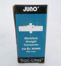 JUNO LIGHTING GROUP - JUNO TRAC-LITES Mini Straight Connector, White, R23 WH