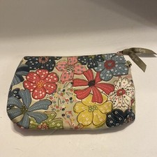 Vintage Retired Thirty One Make up Bag- Floral