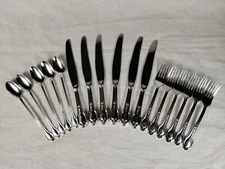 Vintage Hotel Ware Knives Forks Spoons DRAKE OAK BROOK HOTEL Illinois 17 pcs