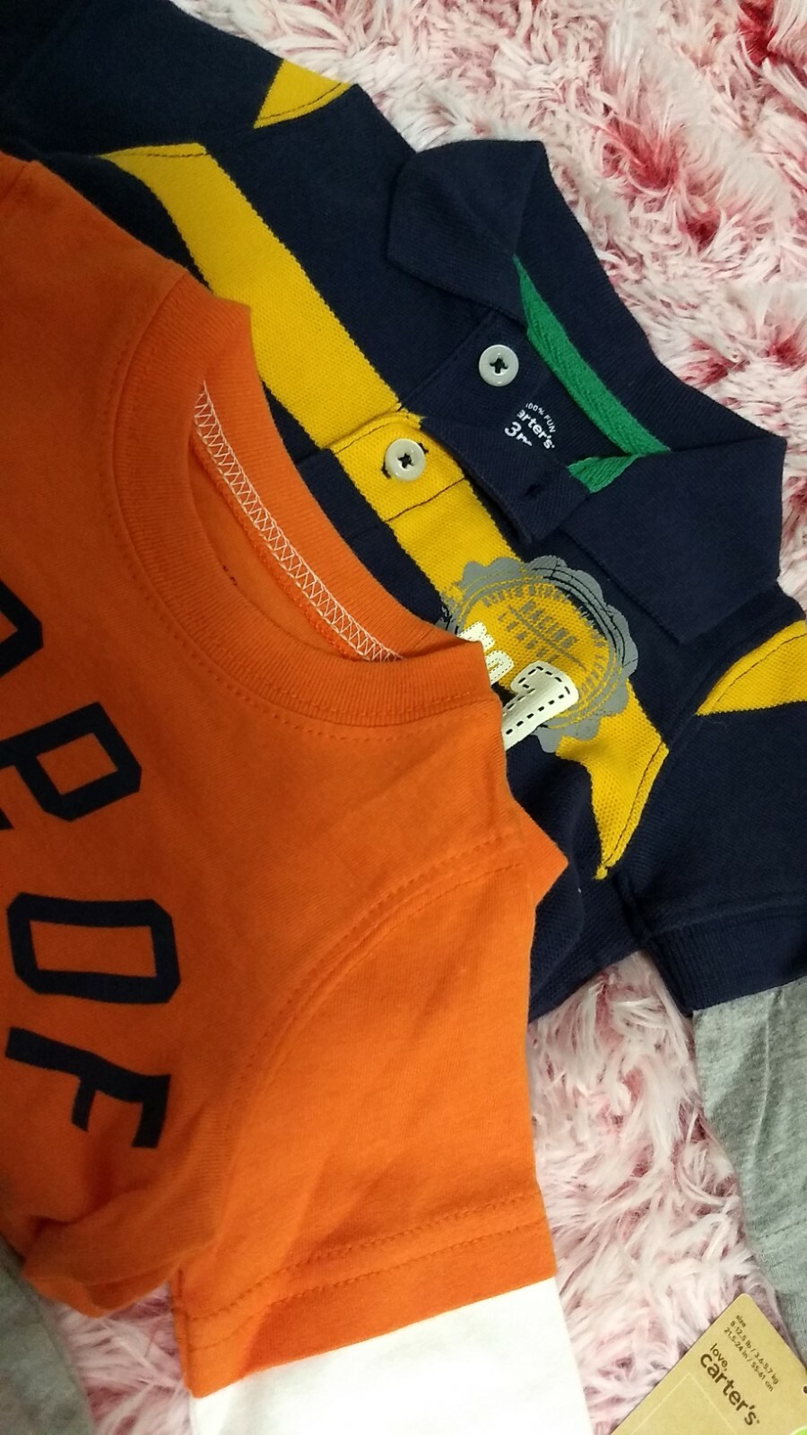 Carter's lot 2 sets 3Month Baby Boy tshirts + Pants NWT and EUC eBay