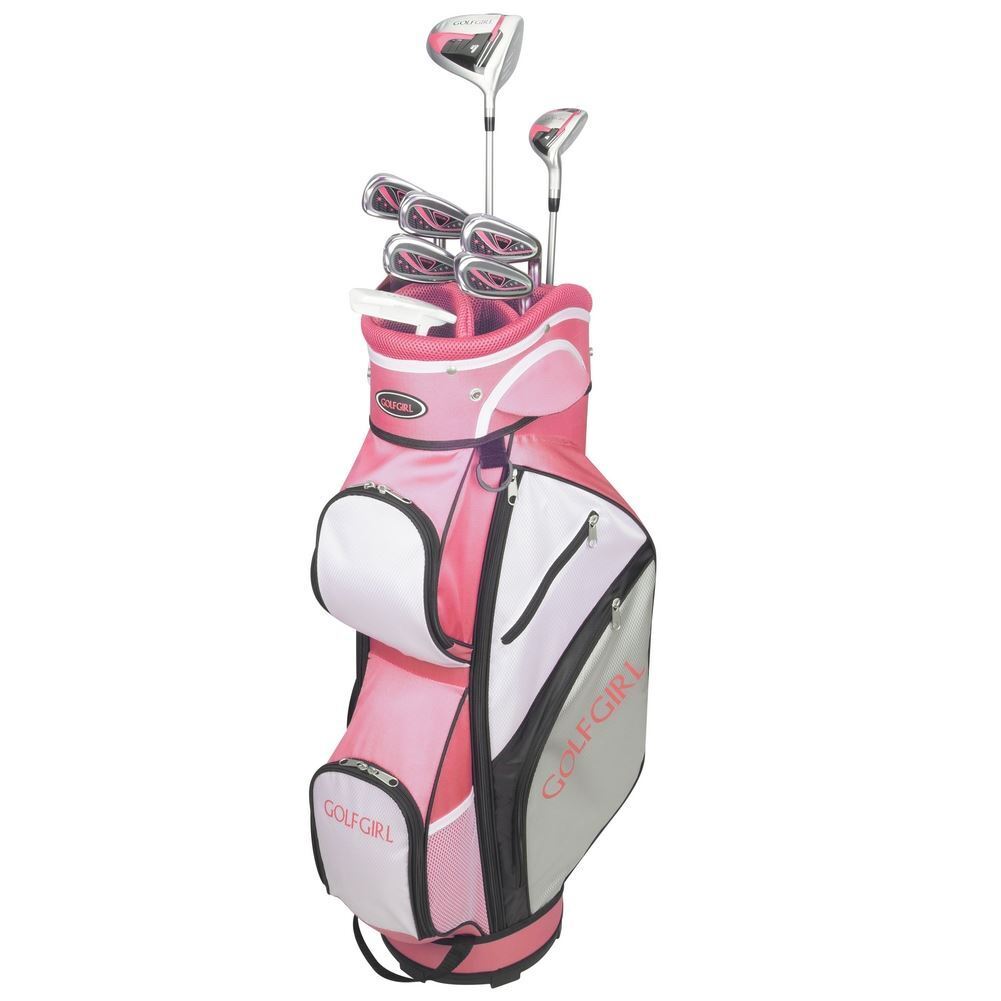 GolfGirl FWS3 Ladies Petite Golf Clubs Set w/ Cart Bag, All Graphite, Right Hand