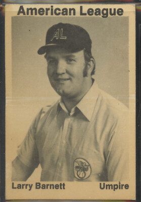 1976 TCMA Umpires Larry Barnett American League
