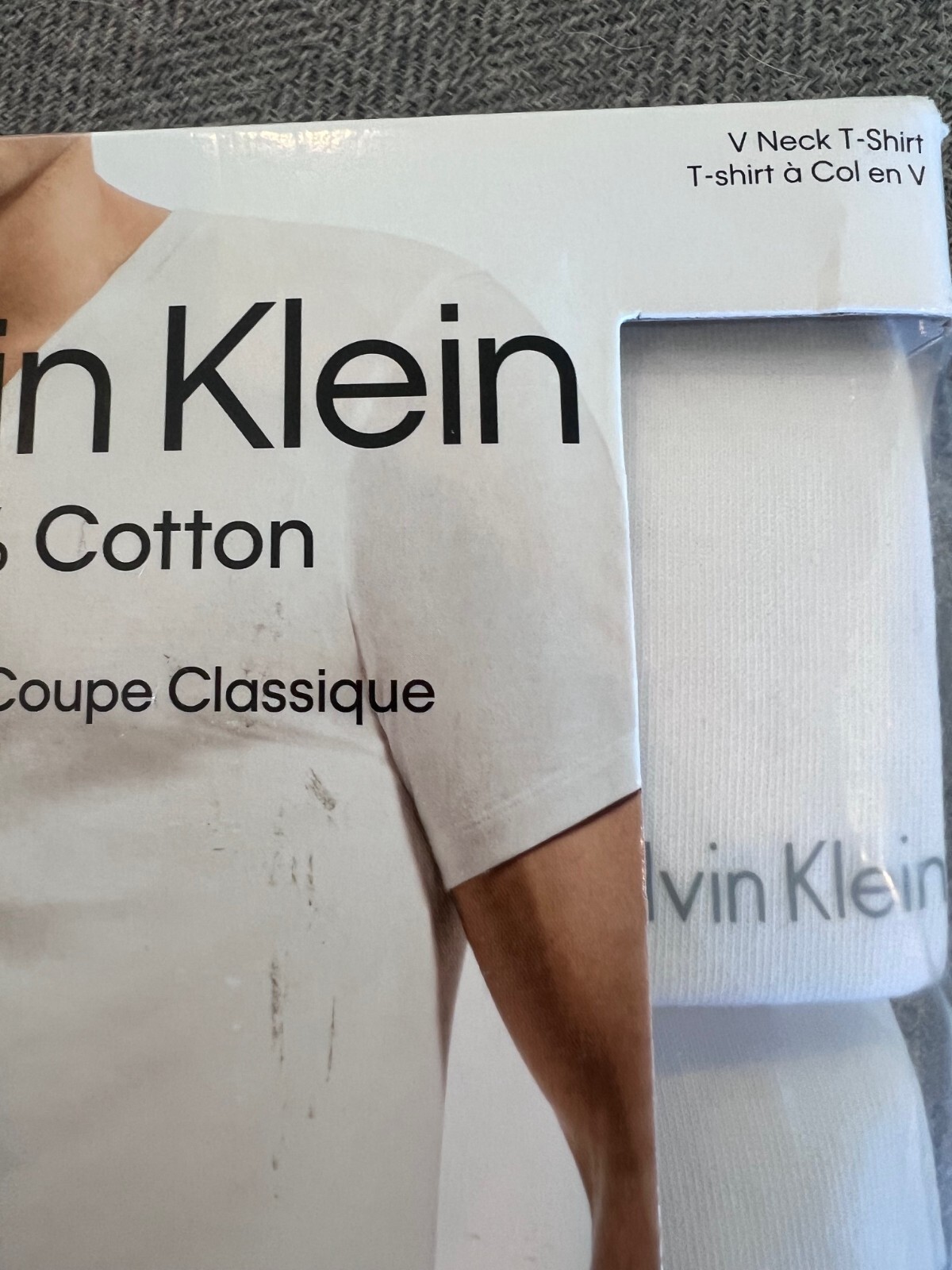 Calvin Klein Cotton Classic Fit 3-Pack V-Neck T-Shirt Medium image 4