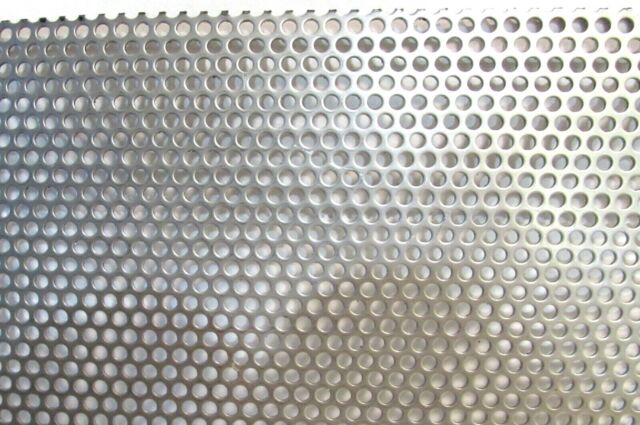 1/8" HOLES-16 GAUGE-- 304 STAINLESS STEEL PERFORATED SHEET 6" X 6" | eBay 16 Gauge Perforated Stainless Steel Sheet
