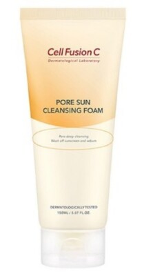 Cell Fusion C pore sun cleansing foam 150ml blackhead care
