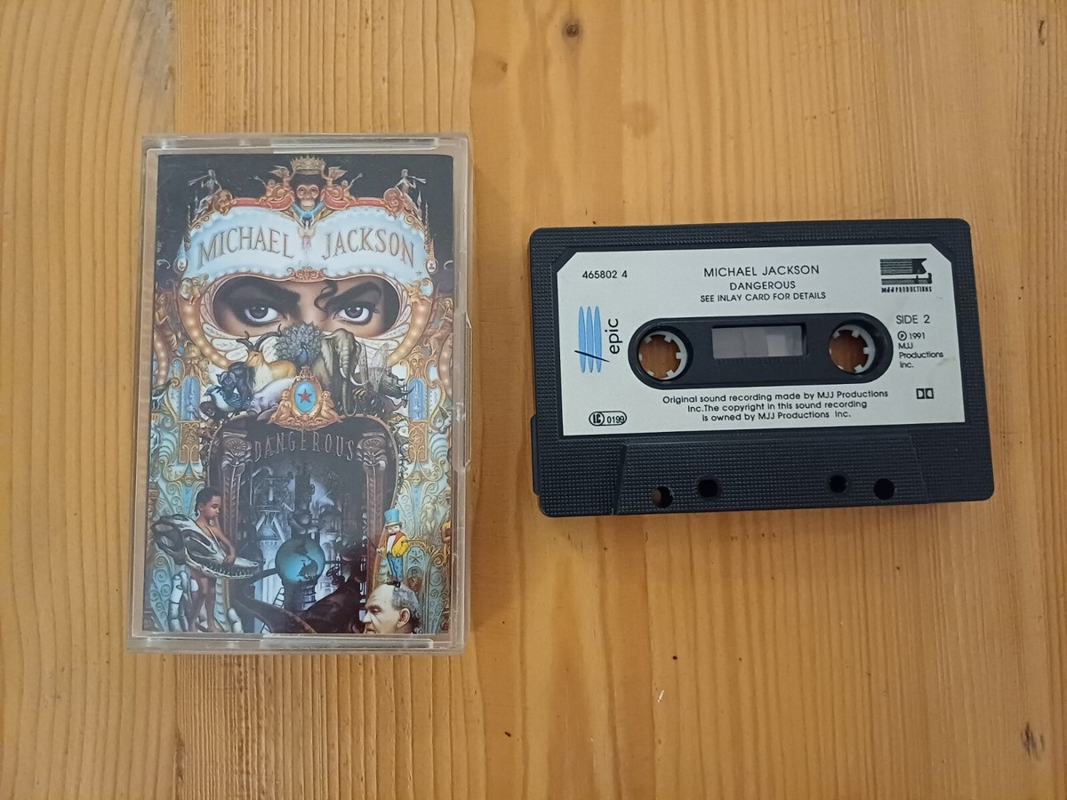 RARE MICHAEL JACKSON DANGEROUS 1991 ALBUM ORIGINAL TAPE CASSETTE