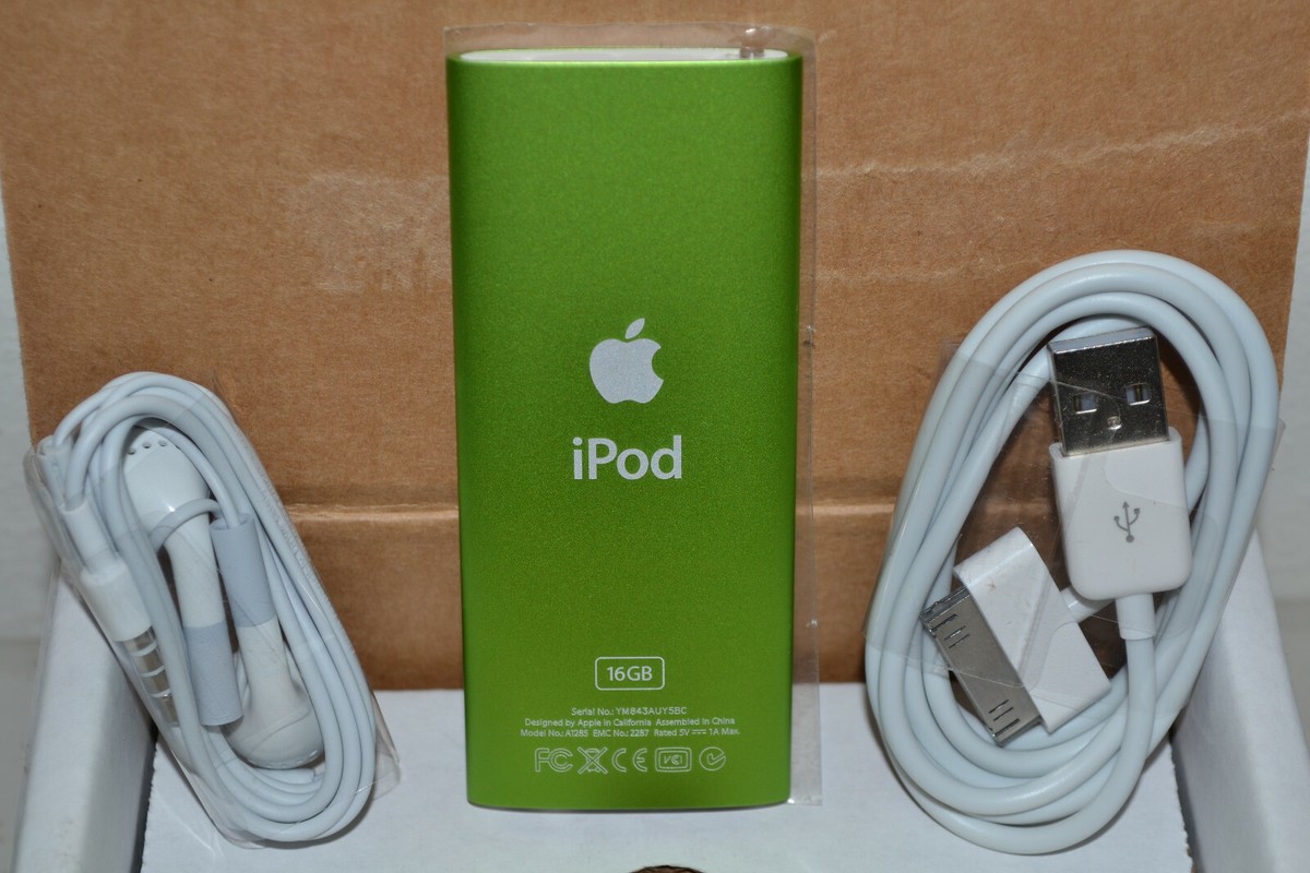 Apple iPod Nano 4th generation 16gb Green MB913LL/A MP3 Media