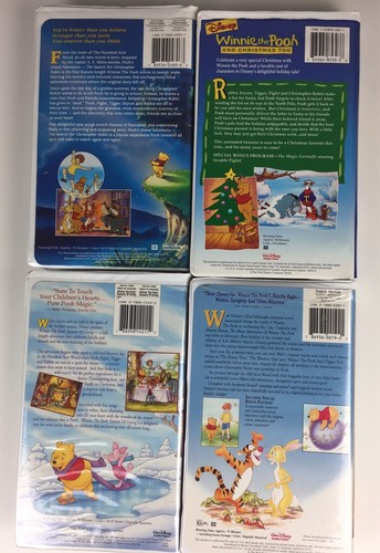 4 Pooh Grand Adventure, Christmas too, Season of Giving, Many Adventures VHS - Imagen 6 de 11