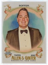 2021 Topps Allen & Ginter Chrome Refractor Ben Soffer #297
