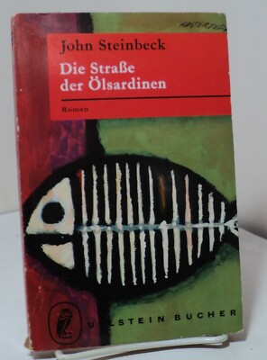 Die Strasse de Olsardinen by John Steinbeck -Cannery Row in German  - 1963