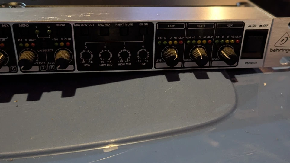 Behringer ZMX8210 UltraZone Professional 8-Channel 3-Bus Mic/Line Mixer - Image 3 of 4