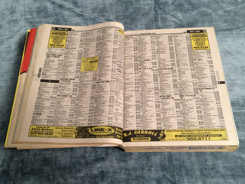SANTA BARBARA YEAR '2007 YELLOW & WHITE PAGES, VERIZON TELEPHONE BOOK GOOD COND. - Picture 12 of 20