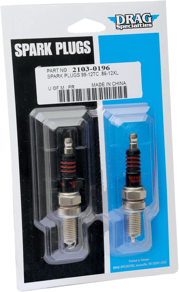 Drag Specialities Permormance Spark Plugs for Harley Davidson Twin Cam 99 to 17 - Image 2 of 3