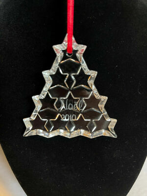 Baccarat クリスマスツリー オーナメント Noël 2010 2010 Noel Christmas Tree Baccarat Crystal Christmas Ornament