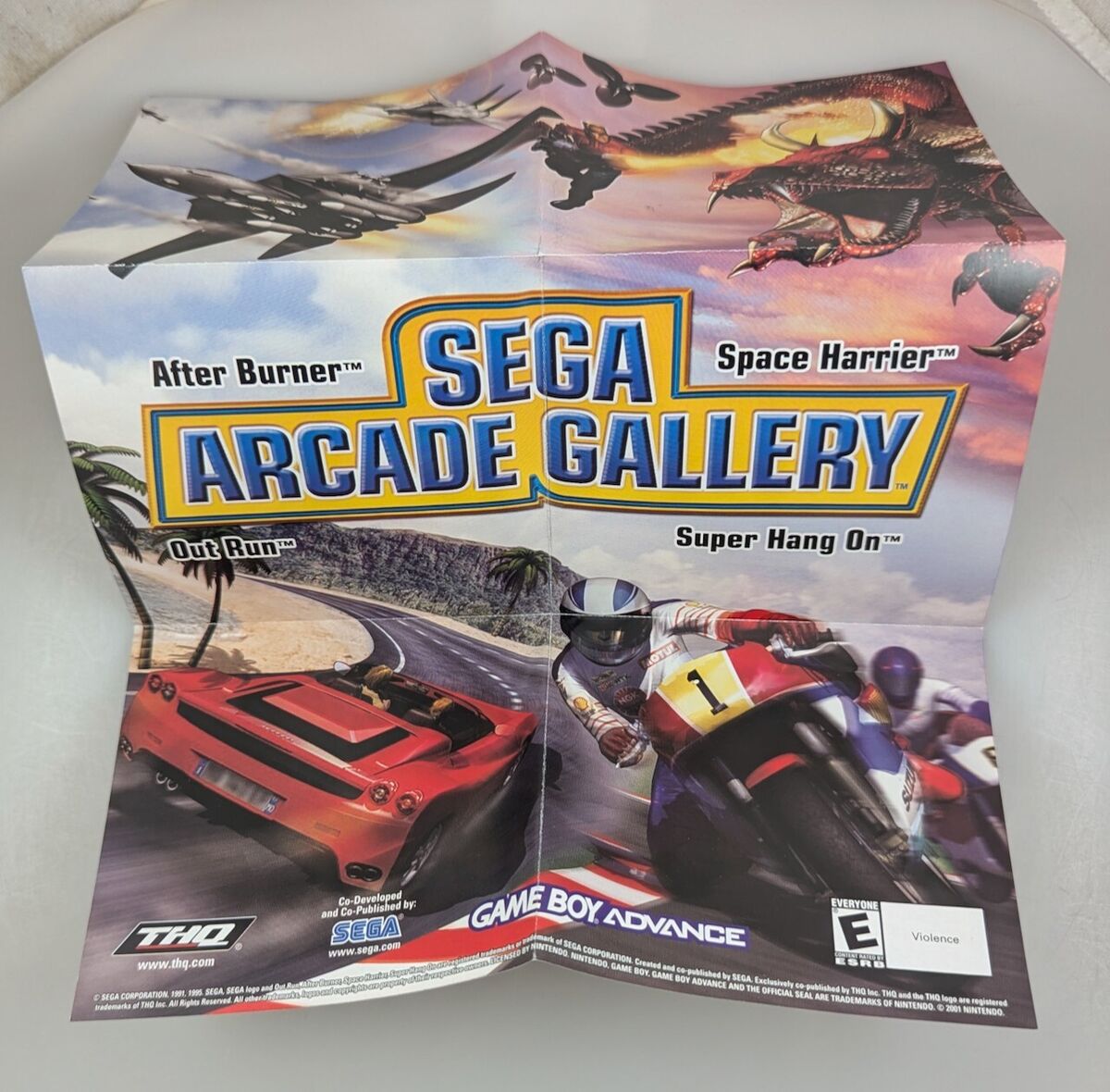 Nintendo Gameboy Advance GBA - Sega Arcade Gallery Nintendo Gameboy Advance GBA - Sega Arcade Gallery