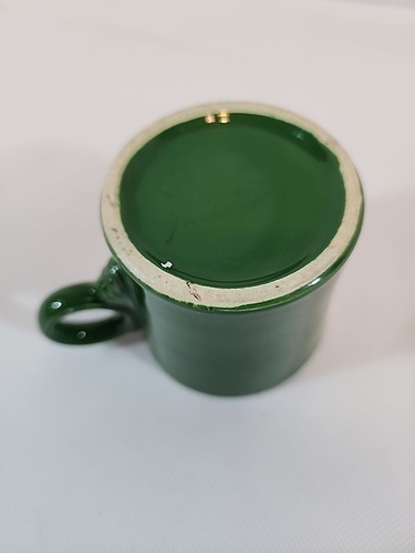 Vintage FIESTA TOM & JERRY FOREST GREEN 3 1/8" MUG - Picture 8 of 17