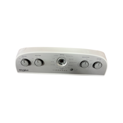 OEM Whirlpool Washer Control Panel Part W10774112 (NO BOARD) With