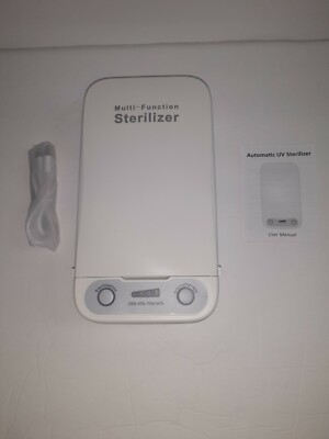 New U V Sterilizer Box Ultraviolet Disinfection Aromatherapy Phone Cleaner Case 