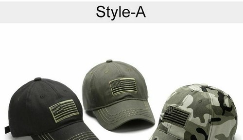 Cotton Baseball Cap For Men Casual U.S.Army Hat Ranger Swat Flag One Color - Picture 8 of 39