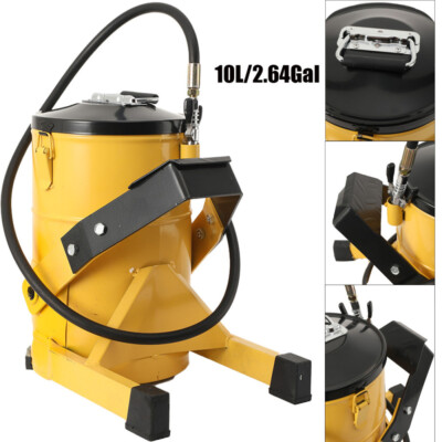#ad Manual Grease Pump High Pressure Grease Pump10L 2.64Gal 13 ft Hose Grease Bucket $115.00