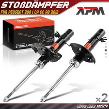 2x Stoßdämpfer Gasdruck Vorderachse für Peugeot 208 I CA CC ab 2012