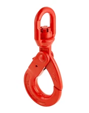1/2” Swivel Self-Locking Lifting Hook, G80 Drop Forged, 11000 Lbs, Painted