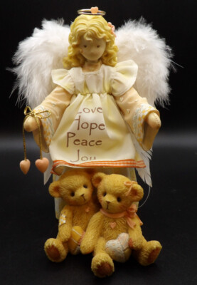 Teddies to Cherish  Threads of Heaven Love Hope Peace Joy