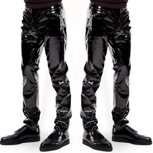 mens leather pants ebay