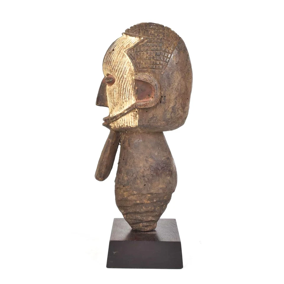 Figura eléctrica Songye Nkisi en soporte Congo Foto 3 de 4