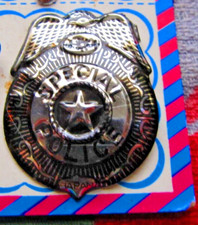 Vintage Special Police badge tin pin novelty from Japan